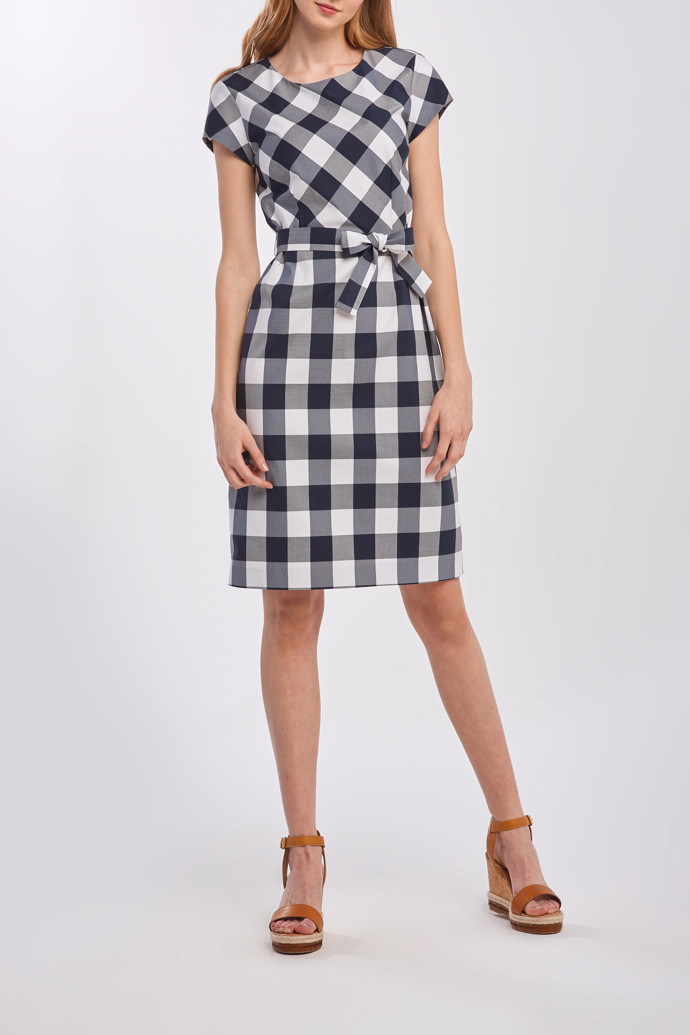 Šaty Gant D1, fitted gingham dress. 5599 Kč
