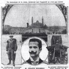 Aby to ukázal světu, rozhodl se před zraky veřejnosti skočit z Eiffelovy věže.