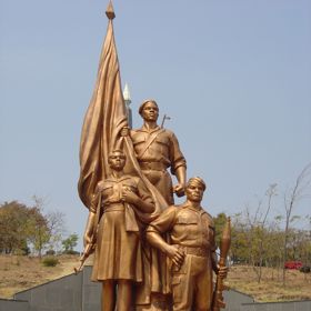 Neznámého vojína si v Harare, hlavním městě Zimbabwe, připomínají v rozlehlém areálu, kterému vévodí toto sousoší.