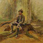 Lidé se na vesnicích nepřevlékali pouze za svaté, ale také na sebe brávali kostýmy myslivců...