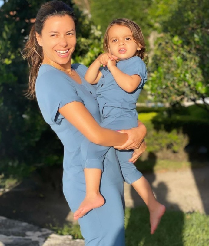 Eva se Santim v overalech Smash + Tess.