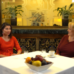 Úspěšná tanečnice Veronika Lálová přijala pozvání do pořadu Na kafeečko. 