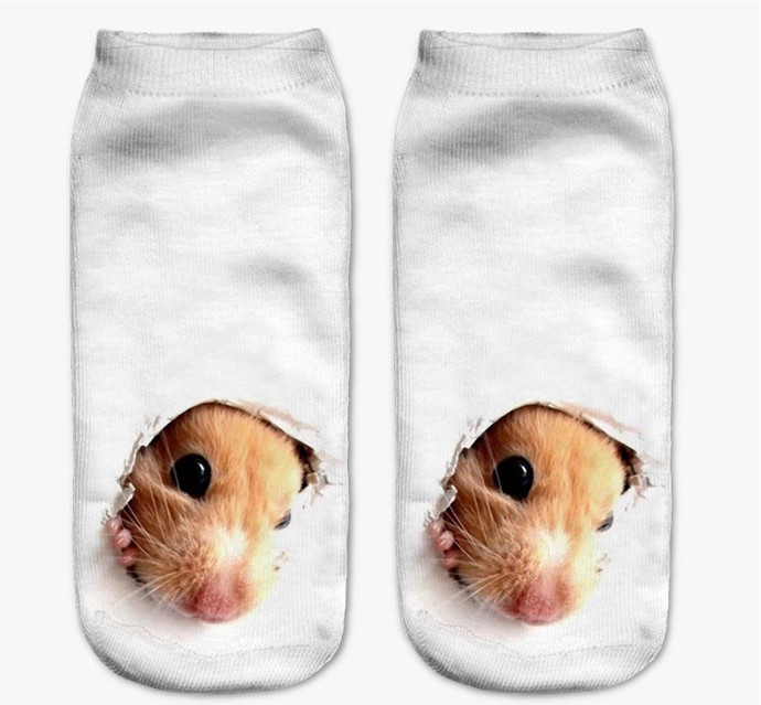 Vtipné ponožky s křečkem za 116 Kč