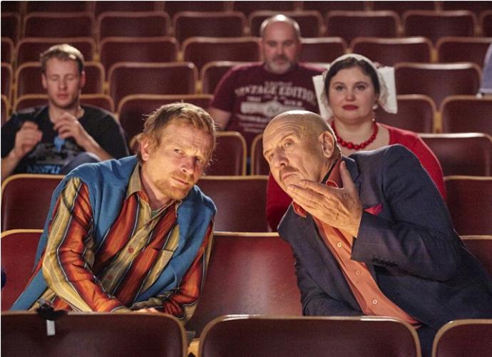 I když bylo v pohádce Strašidla několik náročných scén, ani jeden z herců nevyužil dubléra.