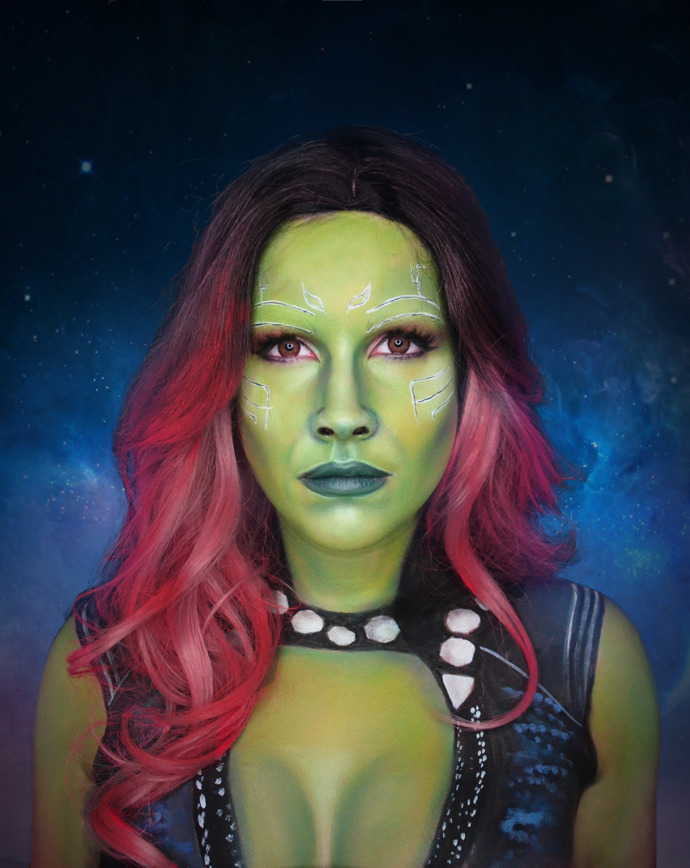 Gamora ze Strážců galaxie v podání Diany Vitikačové