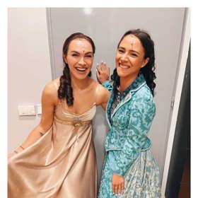 V muzikálu Drákula se Kamila potkává s Evou Burešovou (vpravo).