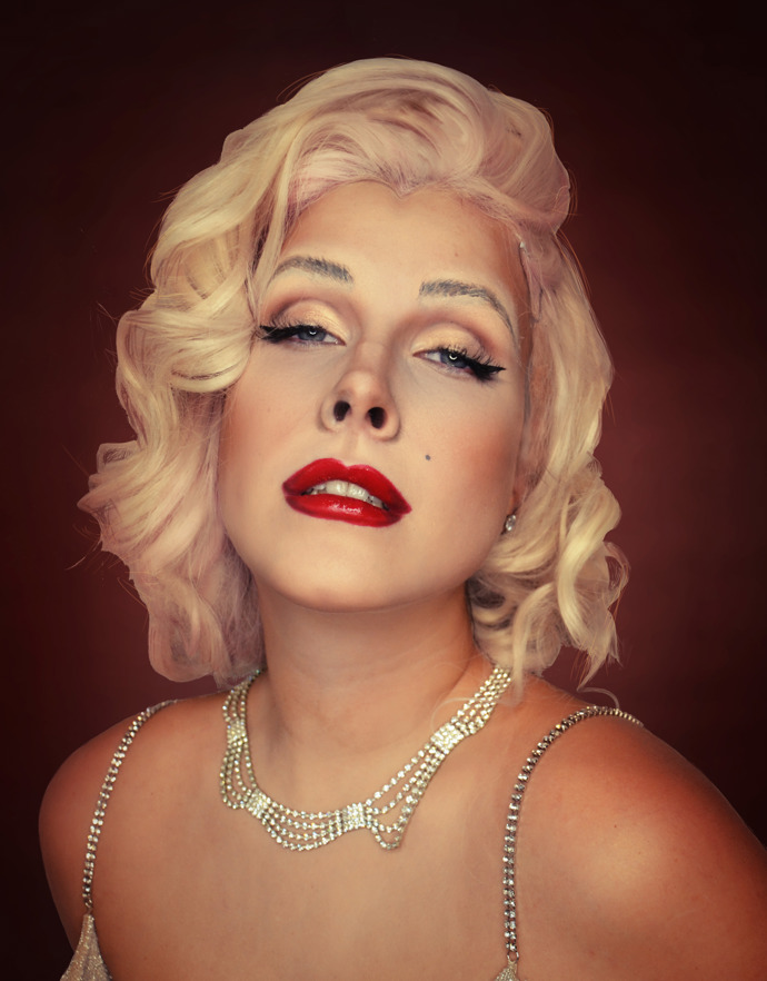 Diana Vitikačová jako Marylin Monroe