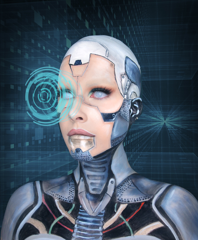 Diana Vitikačová jako Cyborg.