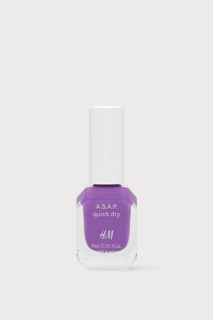 Fialový rychleschnoucí lak na nehty v odstínu Grape Soda, H&M, 149 Kč