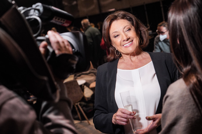 Marie Rottrová si v listopadu nenechala ujít první klapku nového seriálu TV Prima Zoo.