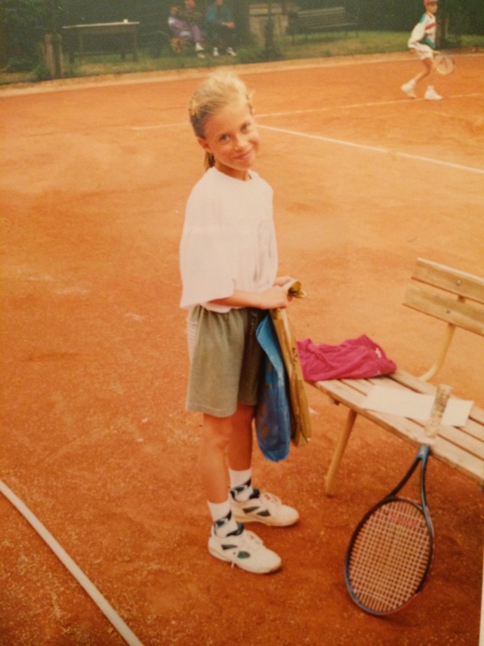 Andrea Sestini Hlaváčková na archivním snímku z kurtu.