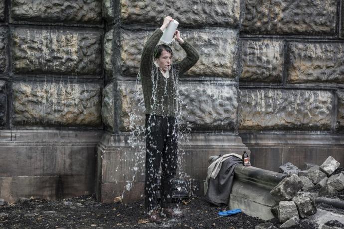 Scény s hořícím Palachem se natáčely ve vozovně Střešovice.
