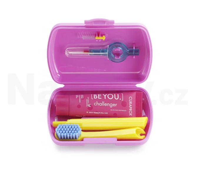 Curaprox cestovní sada pomůcek pro ústní hygienu, 204 Kč