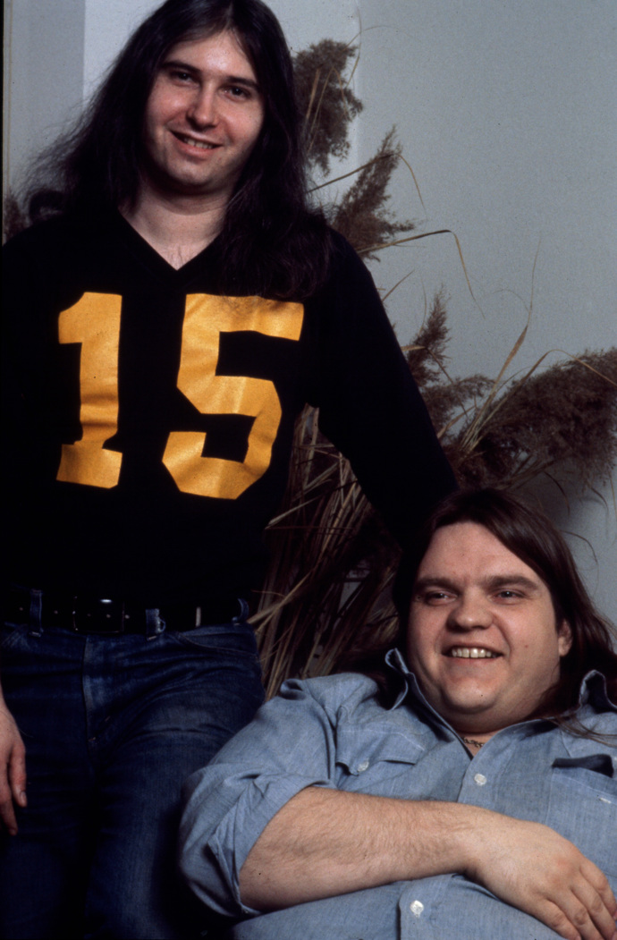 Portrét Meat Loafa (vpravo) a autora jeho nejznámějšího alba Jima Steinmana.