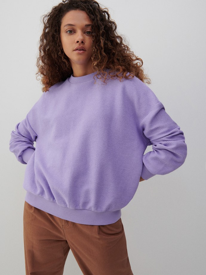 
Mikina z texturovaného žerzeje. Reserved, 299 Kč