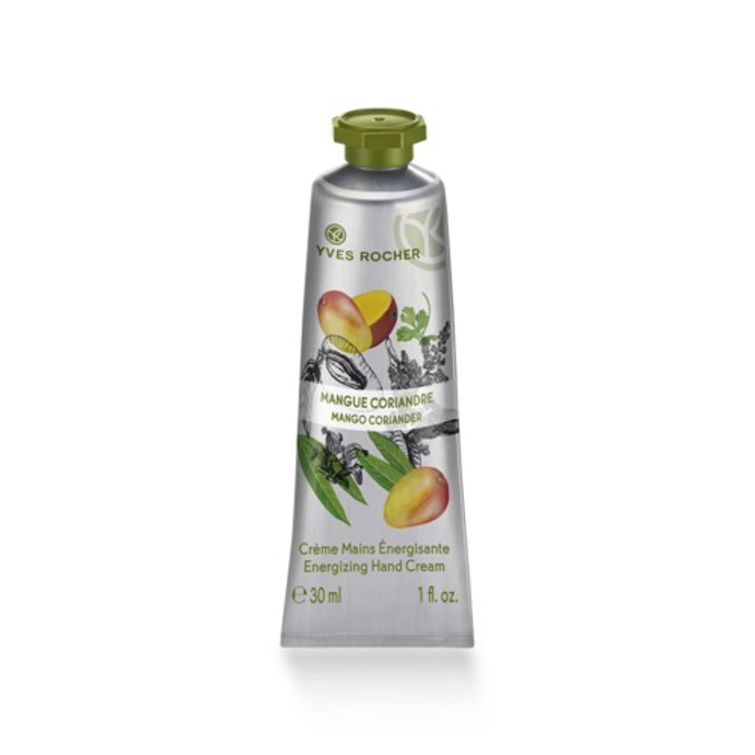 Krém na ruce Mango & Koriandr v cestovním balení. Yves Rocher, 89 Kč