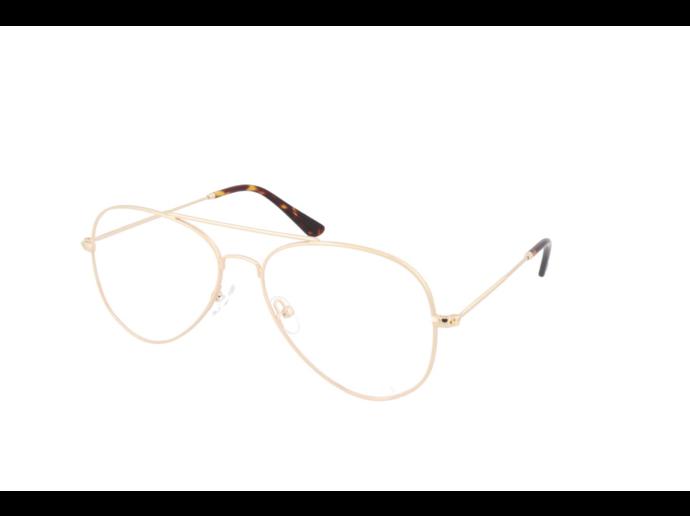 Pilot dámské oversized kovové brýle v jemném růžovém designu. Crullé, 979 Kč