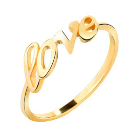 Love prsten ze žlutého zlata. Apart, 5890 Kč