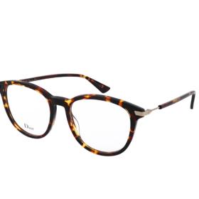 Luxusní plastové brýle v želvím designu s efektním kovovým detailem na stranicích. Christian Dior, 4444 Kč