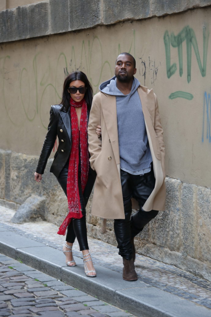 Také Kim Kardshian a Kanye West navštívili v roce 2014 Prahu. 