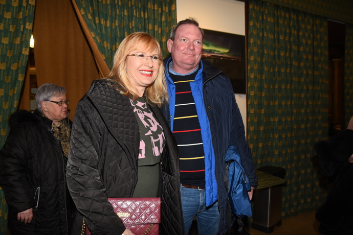 Štěpánka Duchková přišla v doprovodu svého muže.