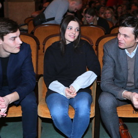 Syn Ivana Trojana František (vlevo) se svým strýcem Lukášem Pollertem (vpravo).