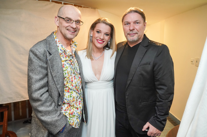 Tomáš Trapl, Michaela Gemrotová a Petr Kolář, stálice pražské muzikálové scény.