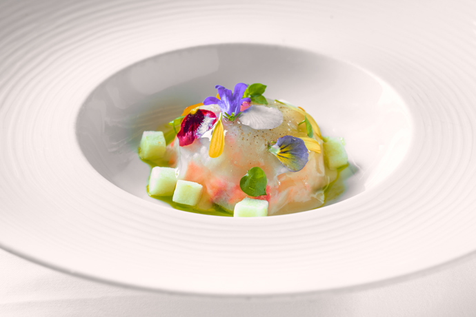 Timbál z humra je rovněž pastvou pro oko.