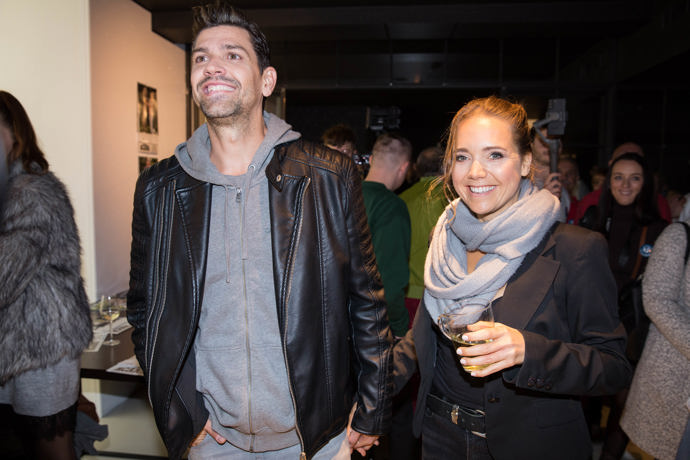 Lucie Vondráčková a Petr Vojnar působili jako šťastně zamilovaný pár.