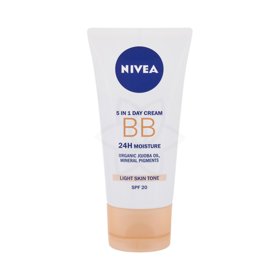 Pokud ráno nemáte čas na dlouhé líčení, vsaďte na BB Cream. Ten v jediném kroku hydratuje a rozjasňuje pleť, zdůrazňuje její přirozený tón, kryje nedokonalosti a chrání před UV zářením. Nivea, 149 Kč