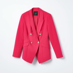 Výrazné růžové dvouřadé dámské sako. Mohito, 1299 Kč