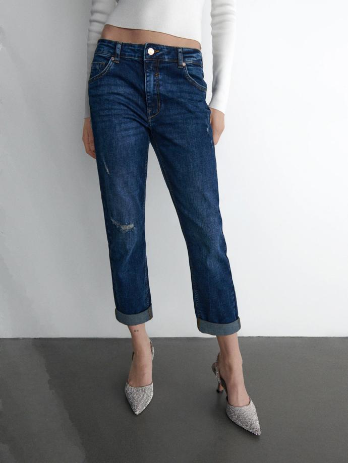 Elastické džíny boyfriend slim. Reserved, 799 Kč