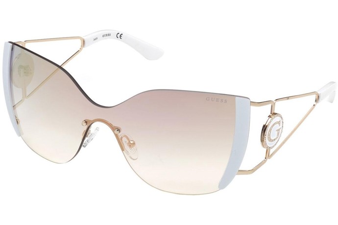 Elegantní bezrámové sluneční brýle Guess v bílo-zlatém designu. Eyerim, 2369 Kč