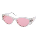 Transparentní sluneční cat eye Calvin Klein brýle s růžovými skly. Alensa, 1179 Kč