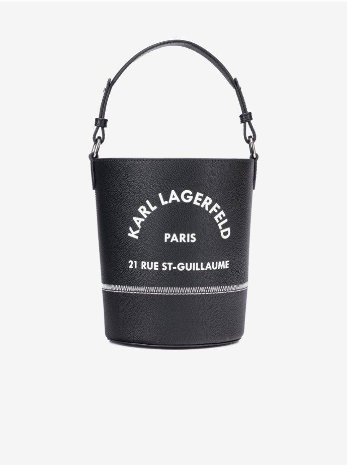 Stylová černá kožená kabelka. KARL LAGERFELD, 5039 Kč