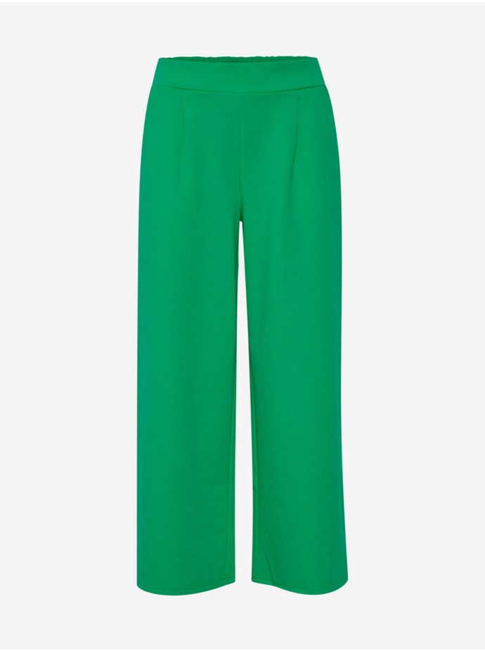 Zelené dámské zkrácené kalhoty. ICHI, 974 Kč