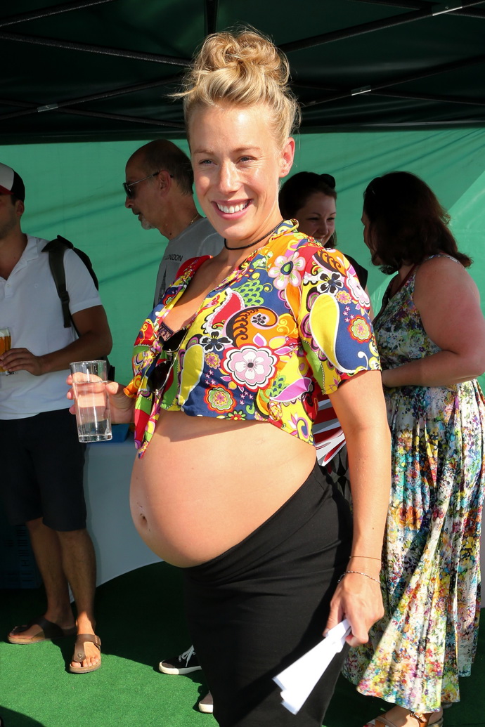 Aneta Krejčíková během svého prvního těhotenství.