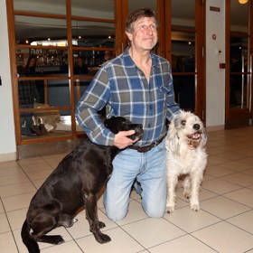 Oba hafani pocházejí z útulku a zájem fotografů po premiéře snášeli velmi dobře.