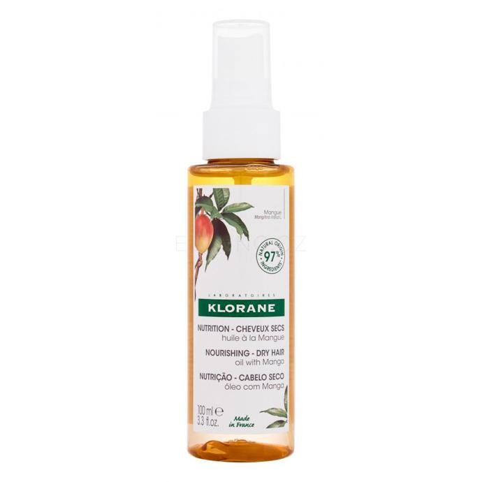 Klorane Mango Nourishing dvoufázový vyživující olej pro suché vlasy. Klorane, 308 Kč