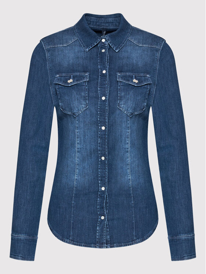 Modrá džínová košile. LIU JO, 3008 Kč