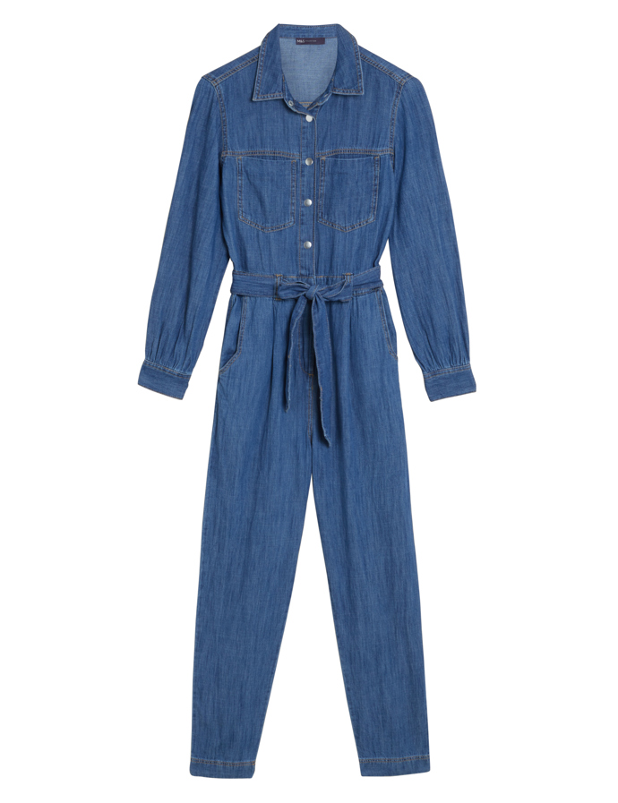 Džínový overal s páskem. Marks&Spencer, 1899 Kč