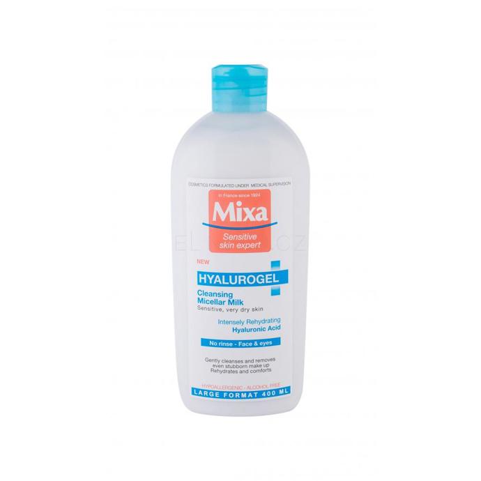 Hydratační čisticí mléko pro citlivou a suchou pleť. Mixa, 129 Kč