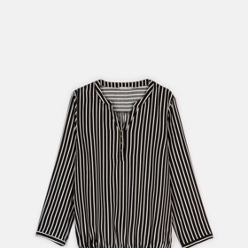 Dámská halenka s dlouhým rukávem a svislými pruhy, které postavu opticky zeštíhlí. Gate, 314 Kč