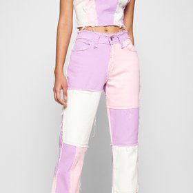 Zajímavě řešené slim fit džíny Jaded London. Zalando, 1440 Kč