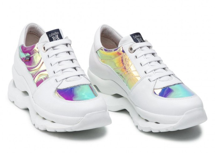 Bílo-duhové ugly sneakers. CALLAGHAN, 2636 Kč