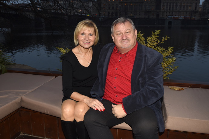 Jiří Werich Petrášek a jeho žena Zdena.