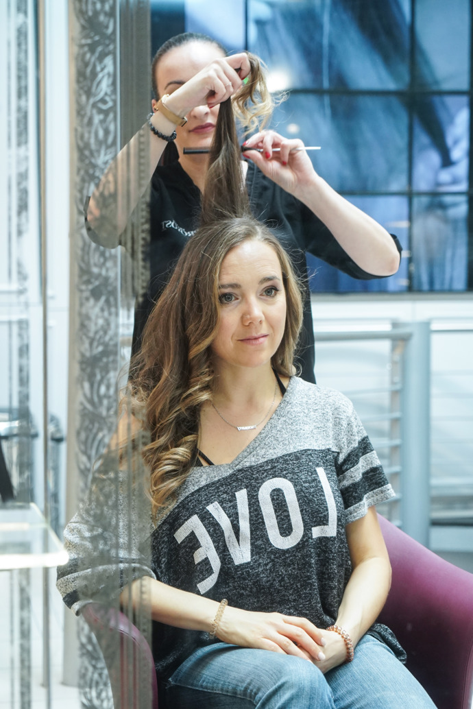 Lucie Vondráčková se zde připravovala na slavnostní zahájení filmového festivalu Febiofest.
