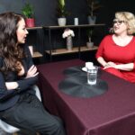 Modelka Agáta Hanychová přijala pozvání Miluše Bittnerové do talkshow Na kafeečko.