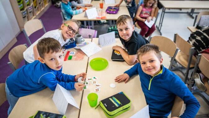 Děti na hodině Zdravé 5: Ryby jsou dobré na mozek a vláknina čistí střeva