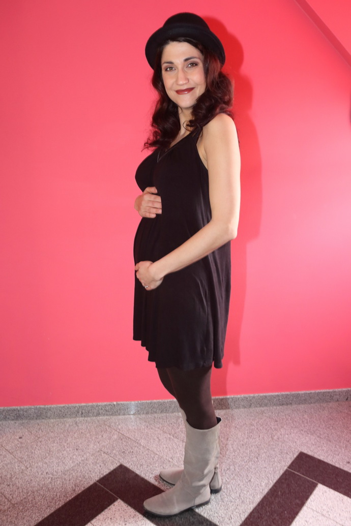 Takhle to Michaele Zemánkové slušelo během těhotenství. 